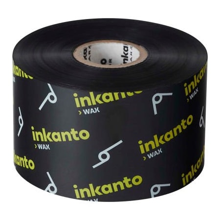 Armor Usa Inkanto AWR 8 Premium Wax Ribbons, 80mm W x 450m L, Black, 12 Rolls/Case T66842IO